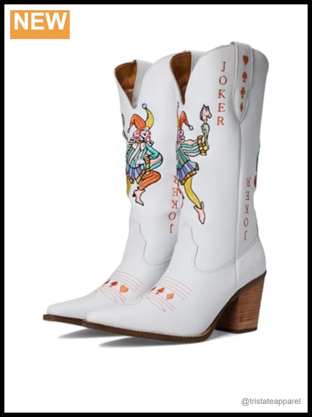Dingo Womens Joker Snip Toe Pull On Mid Calf Casual Boots